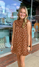 Load image into Gallery viewer, Brown Polka Dot Dress