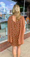 Load image into Gallery viewer, Brown Polka Dot Dress