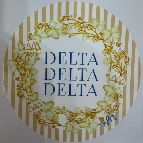 Delta Delta Delta Sticker
