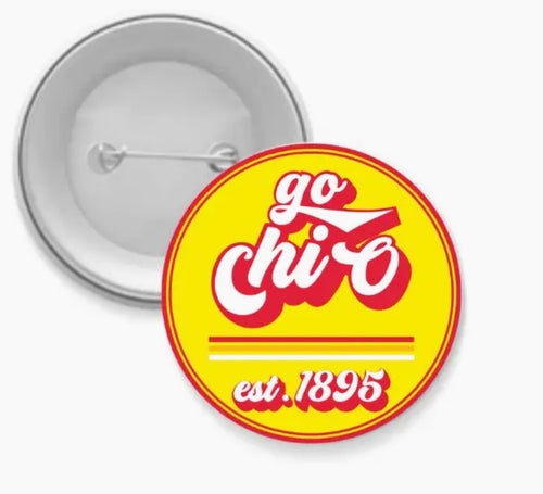 Go Alpha Chi Omega Button