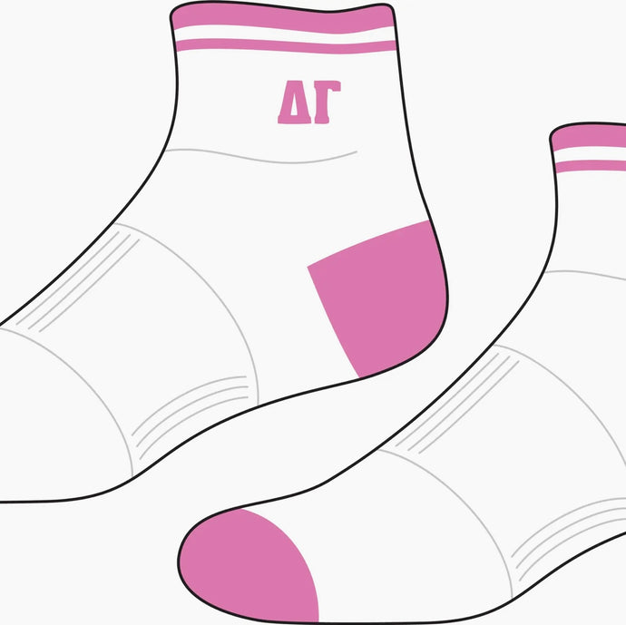 Delta Gamma Ankle Socks