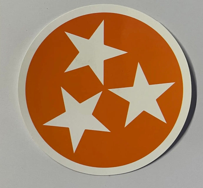 Tri Star Sticker