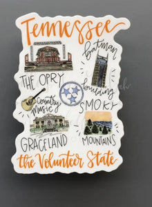 Around The Volunteer State Sticker