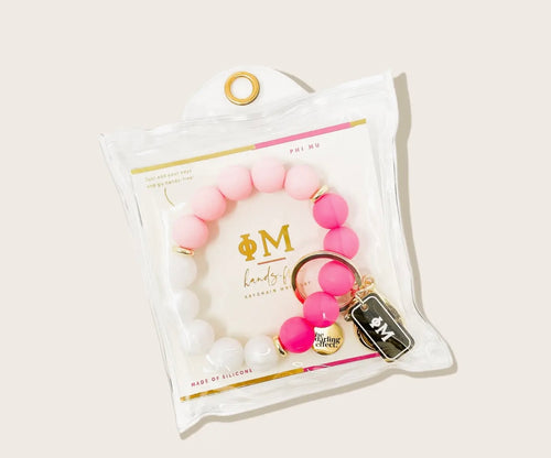 Phi Mu Hands Free Keychain