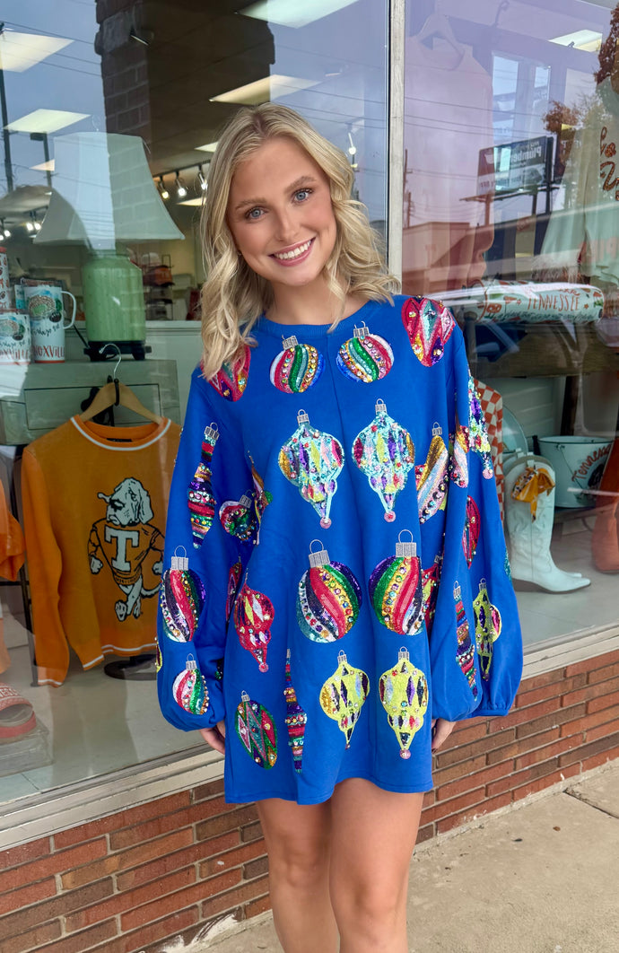 Blue Ornament Queen of Sparkles Dress