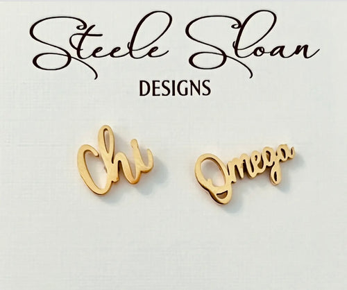 Chi Omega Earrings