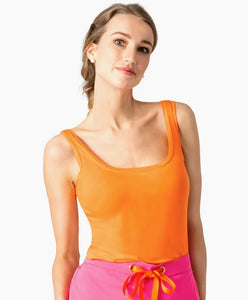 Gretchen Scott Orange Beyond The Beyond Softest Tank