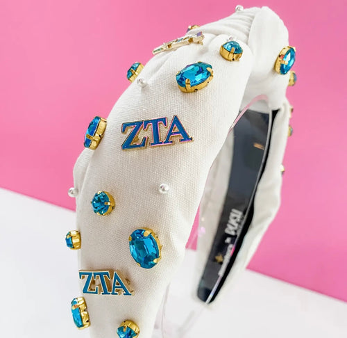 Officially Licensed Zeta Tau Alpha Headband