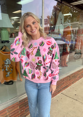 Light Pink Christmas Icon Queen of Sparkles