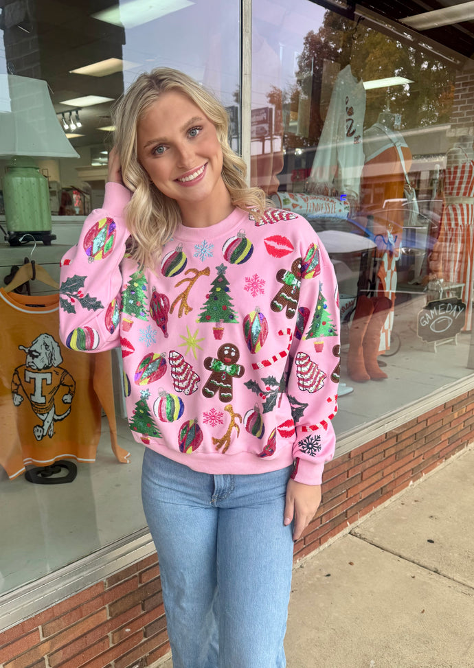 Light Pink Christmas Icon Queen of Sparkles