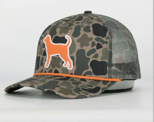 Camo Bluetick Hound Hat