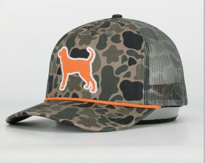 Camo Bluetick Hound Hat