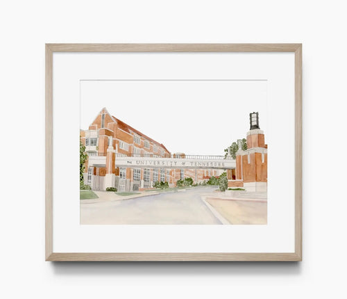 University of Tennessee Sign Art Print 5x7