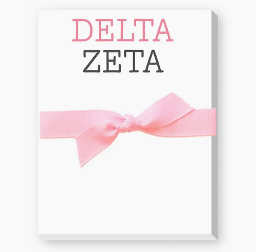 Delta Zeta Sorority Notepad
