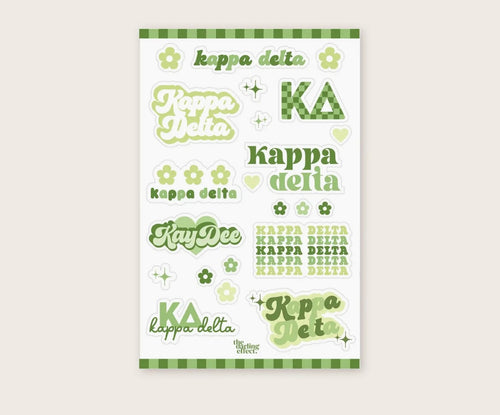 Kappa Delta Sticker Sheet