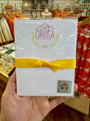 Chi Omega Mini Notepad