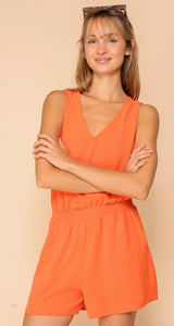 Orange Romper