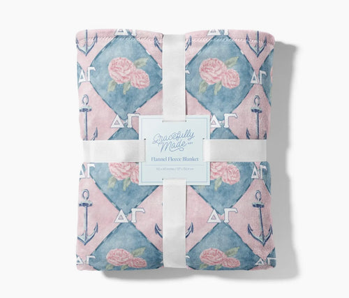 Delta Gamma Fleece Blanket