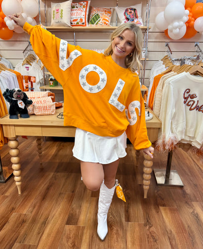 VOLS Balloon Sleeve Pullover