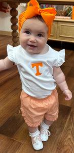 Gingham Baby/Girls Ruffle Shorts