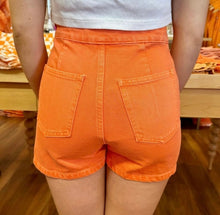 Load image into Gallery viewer, Orange Denim Skort