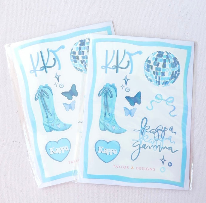 Kappa Kappa Gamma Sticker Sheet