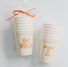 Load image into Gallery viewer, Set of 6 Plaid Reusable Cups