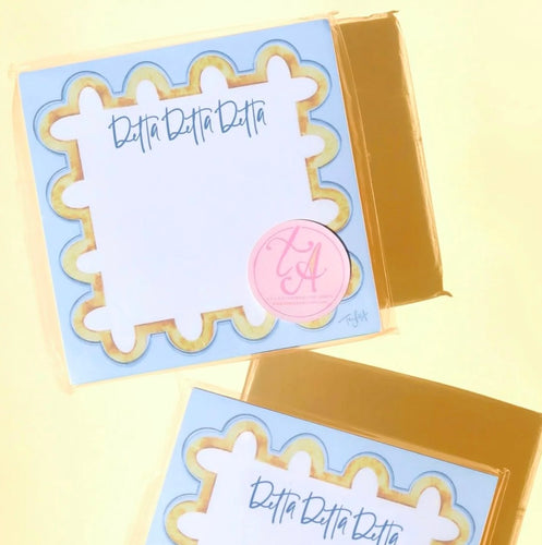 Delta Delta Delta Notepad