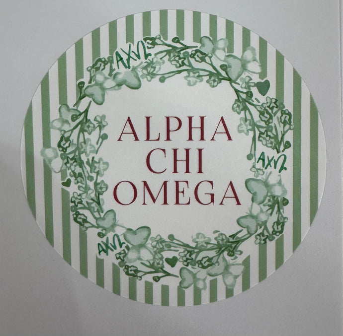 Alpha Chi Omega Sticker