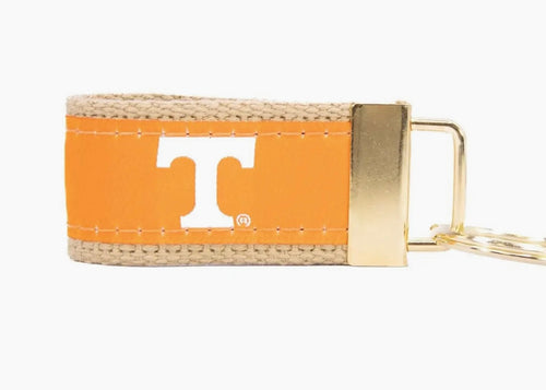 Power T Woven Keychain