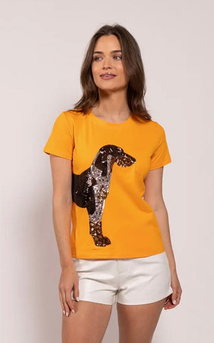 Wrap Around Smokey Glitter Tee