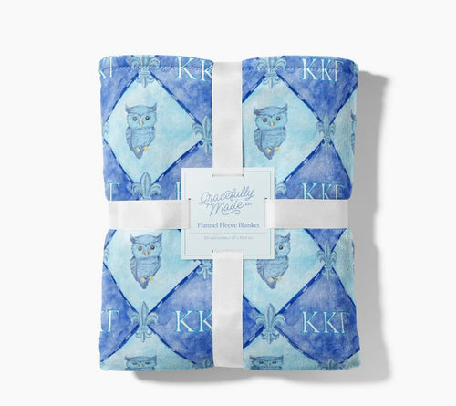 Kappa Kappa Gamma Fleece Blanket