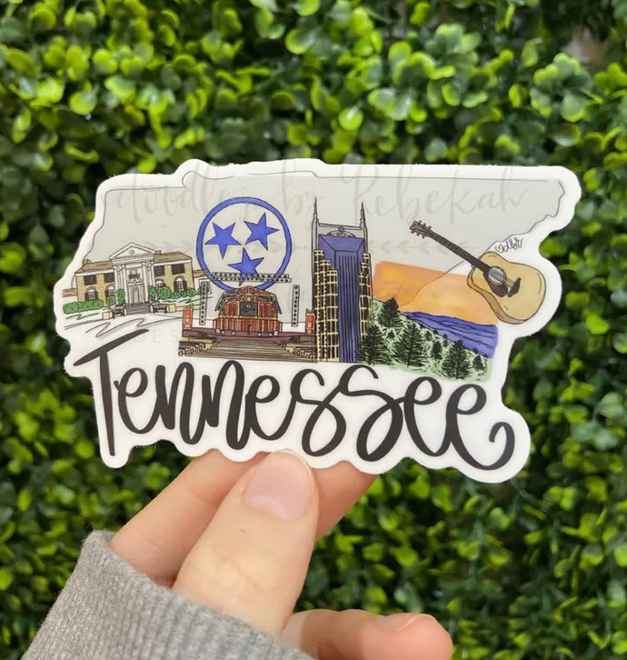 Tennessee Collage Sticker