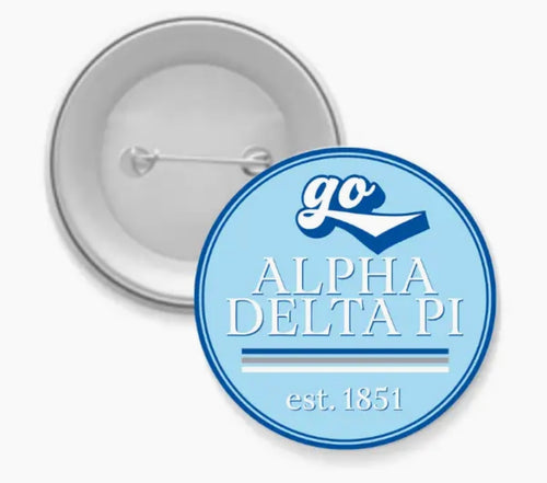 Go Alpha Delta Pi Button