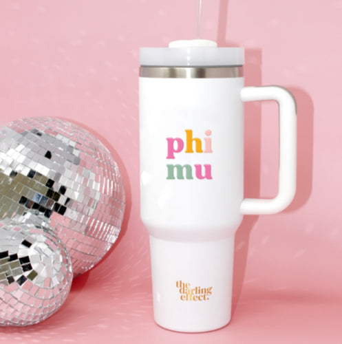 Phi Mu Tumbler