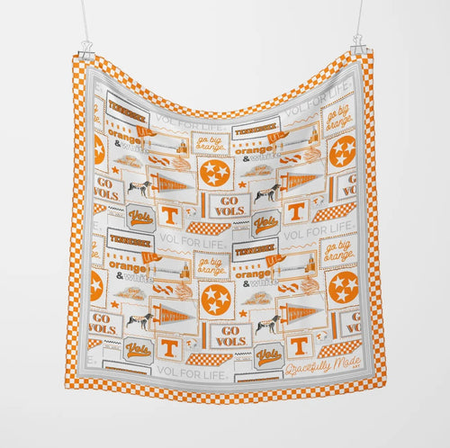 Tennessee Silk Scarf 24x24 Inches