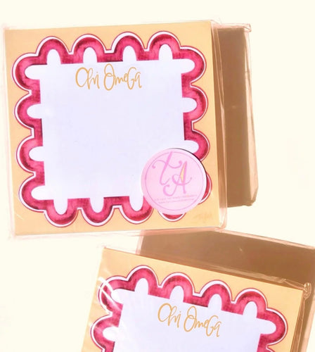 Chi Omega Notepad