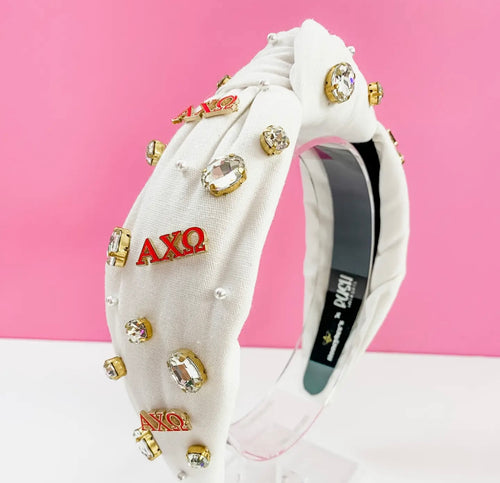 Officially Licensed Alpha Chi Omega Headband