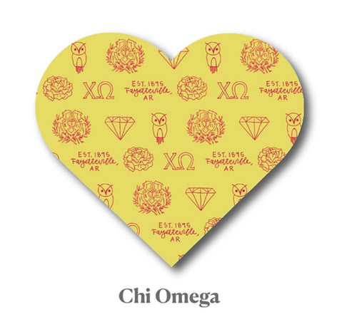 Chi Omega Decal