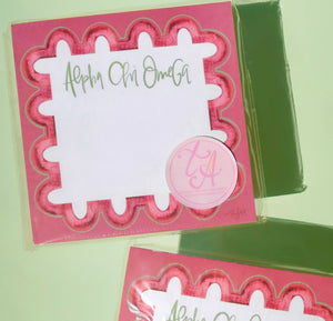 Alpha Chi Omega Notepad