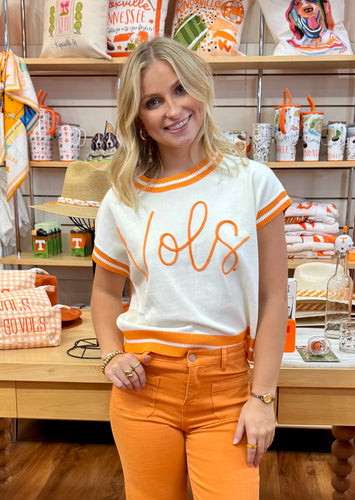 VOLS Embroidered Varsity Sweater