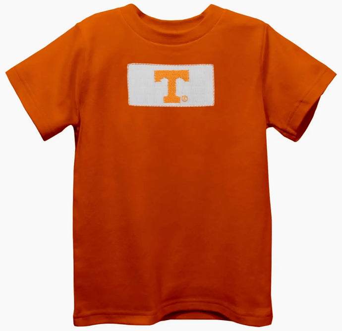 Tennessee VOLS Baby/Boys Smocked Tee in Orange