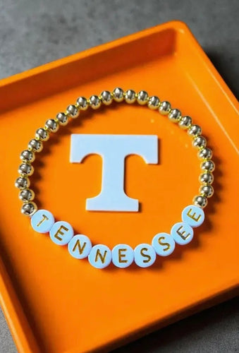 Tennessee Gold Stretch Bracelet