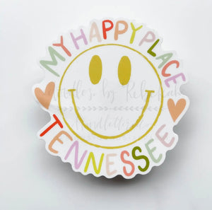 My Happy Place - Tennessee Sticker
