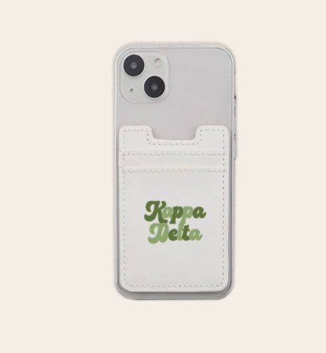 Kappa Delta Stick On Phone Wallet