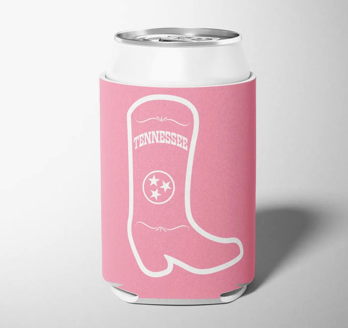 Pink Tennessee Koozie