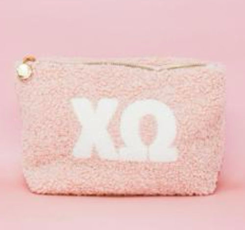 Chi Omega Teddy Pouch