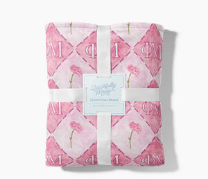 Phi Mu Fleece Blanket