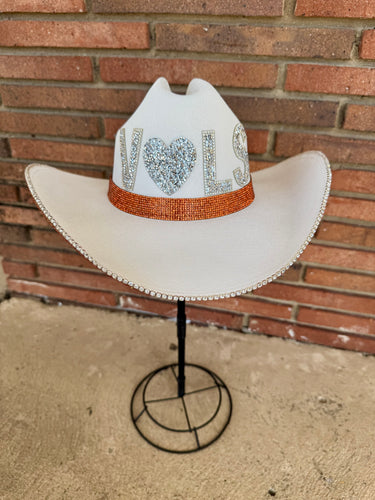 VOLS Rhinestone Cowgirl Hat