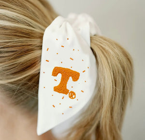 University of Tennessee Beaded Scrunchie